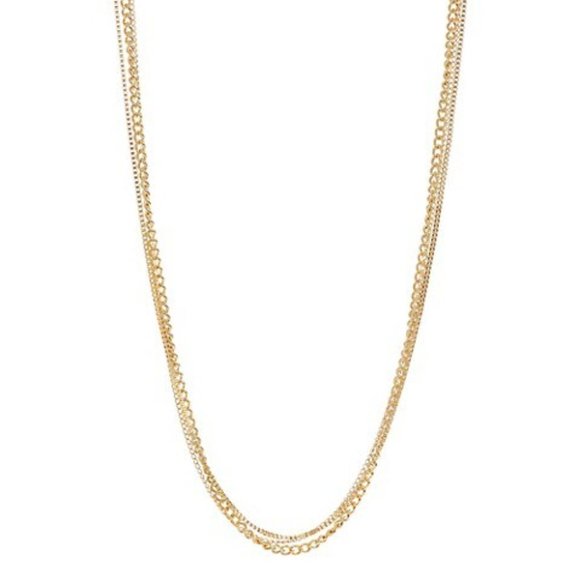 Atelic Men's Goldtone Trinity Chain Necklace